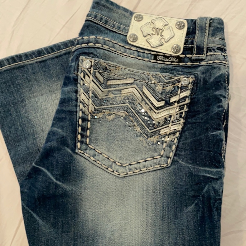 Miss me signature cropped jean Capri size 31